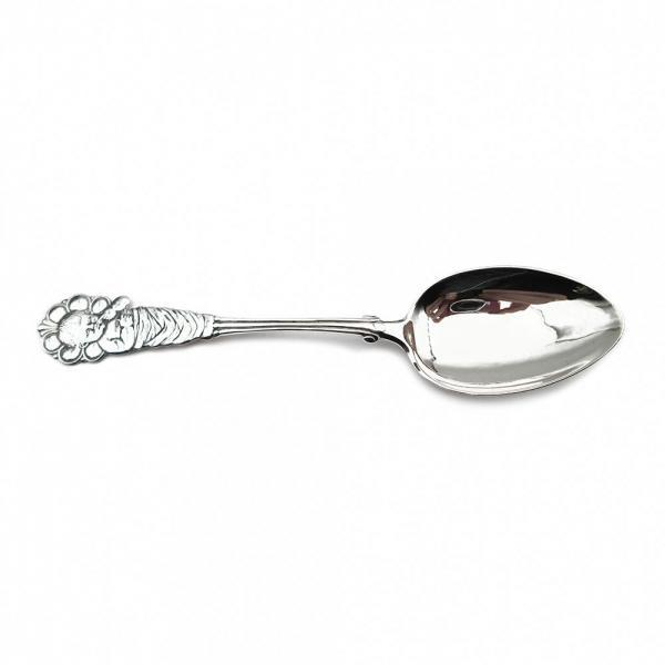 Hopeinen kummilusikka Vauva v.-57 #0