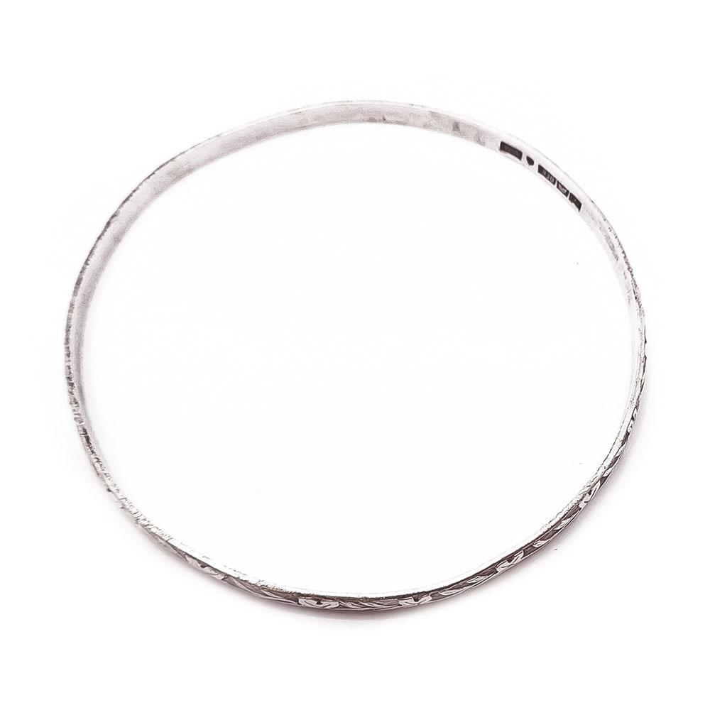 Hopeinen rannerengas v.-76 #2