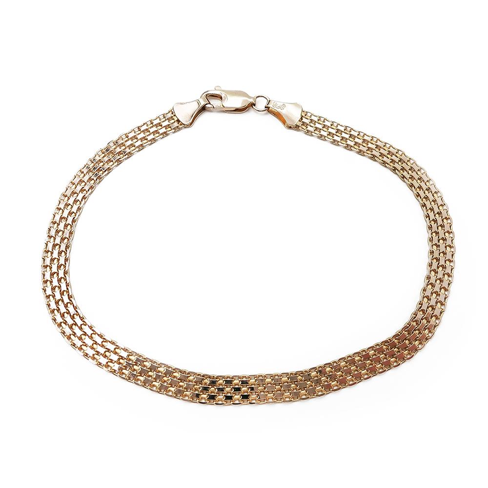 4,5mm x-lenkki ranneketju 19cm #0