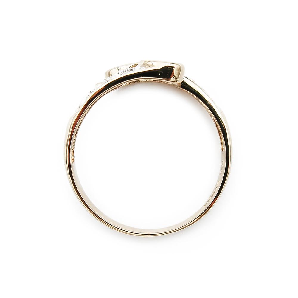 Kultainen timanttisormus 0.04ct 18,0mm #2