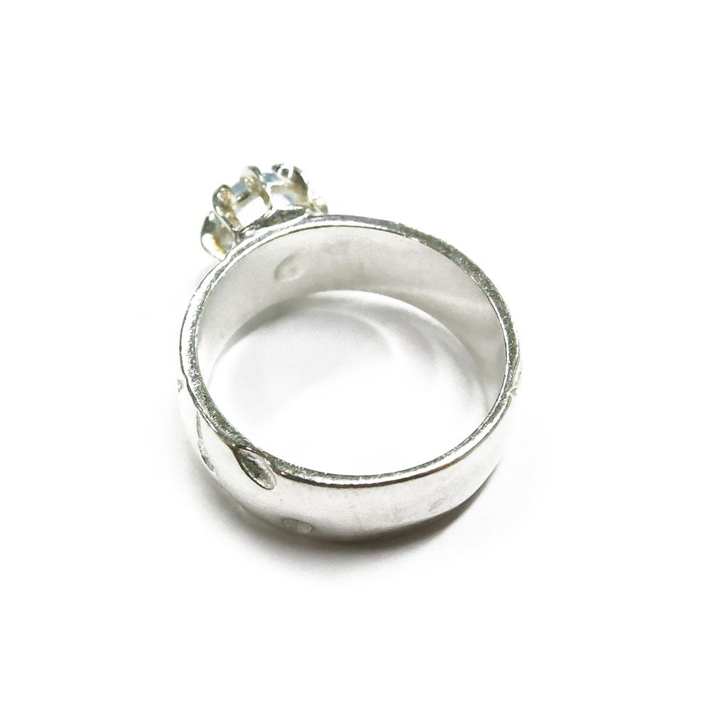 Kalevala koru hopeinen Anna-sormus topaasilla 16,75 #2