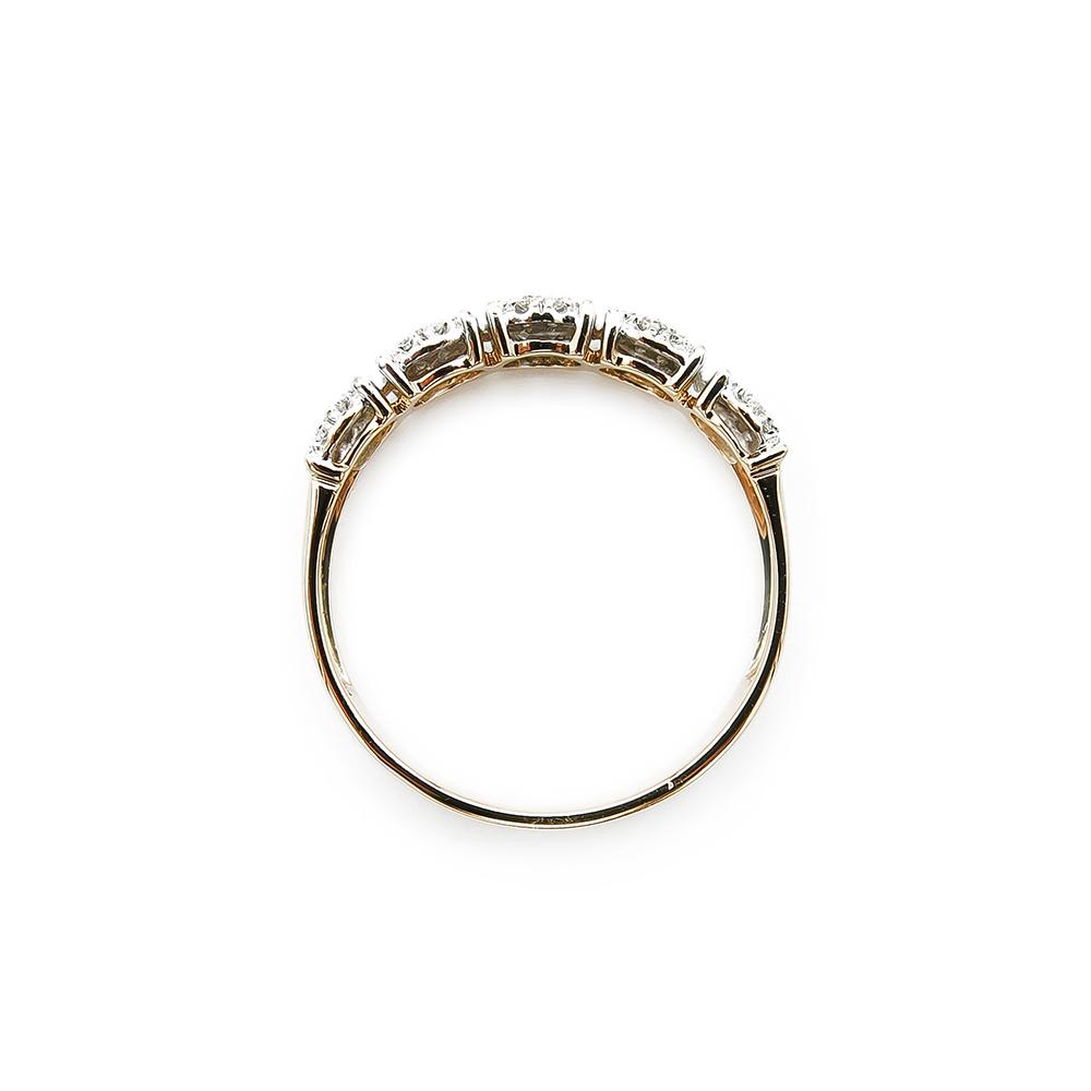 Kultainen timanttisormus 0.22ct 18,75mm #2