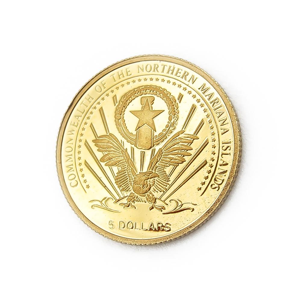 5 Dollaria 2004 Albert Einstein 1/25 oz Sijoituskultakolikko #1