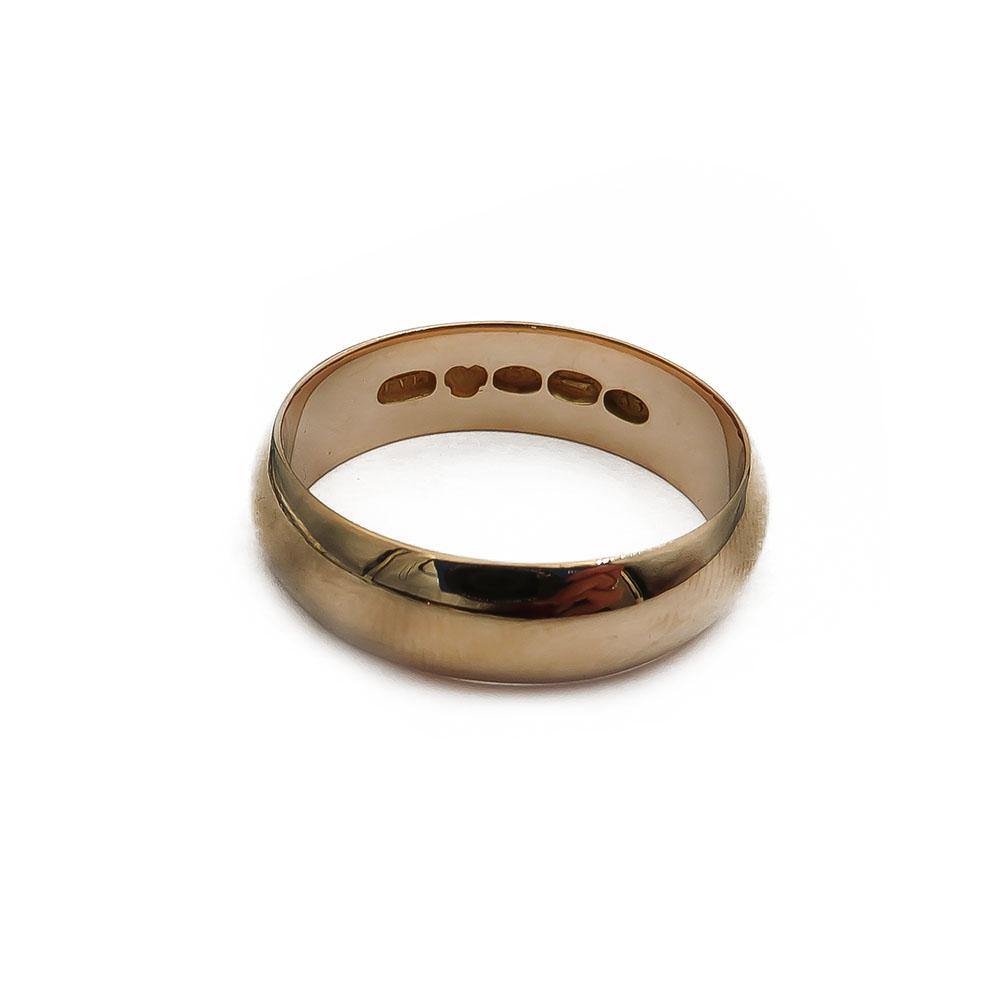 18k kihlasormus puolipyöreä 21mm 6,21mm FVL v.-06 #2