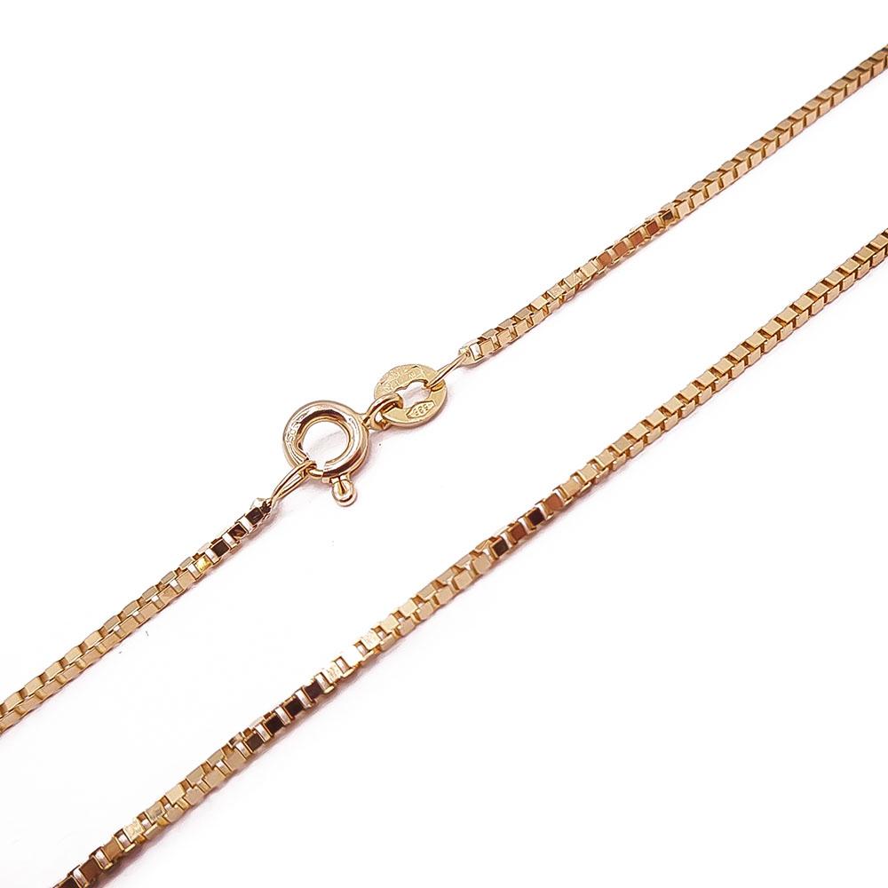 Kultainen venetsiaketju 40cm #1