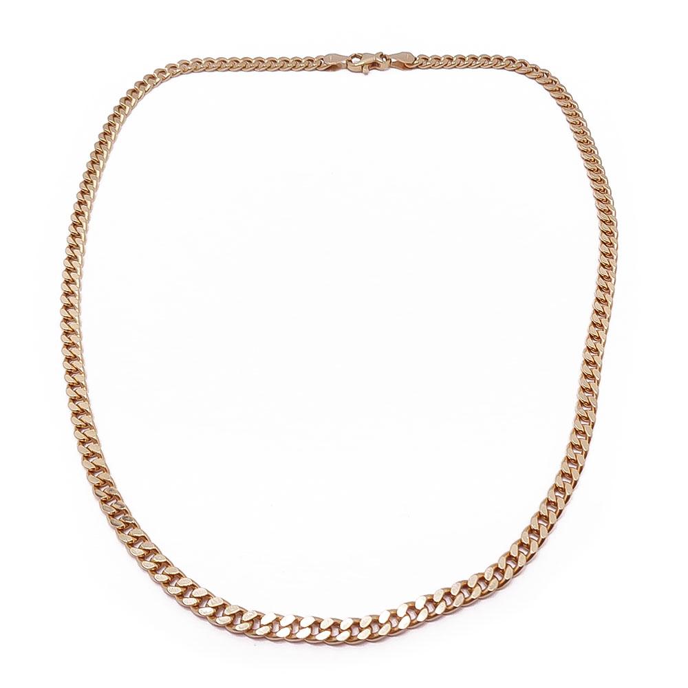 Kultainen panssariketju 0ntto 42cm, 4mm #0