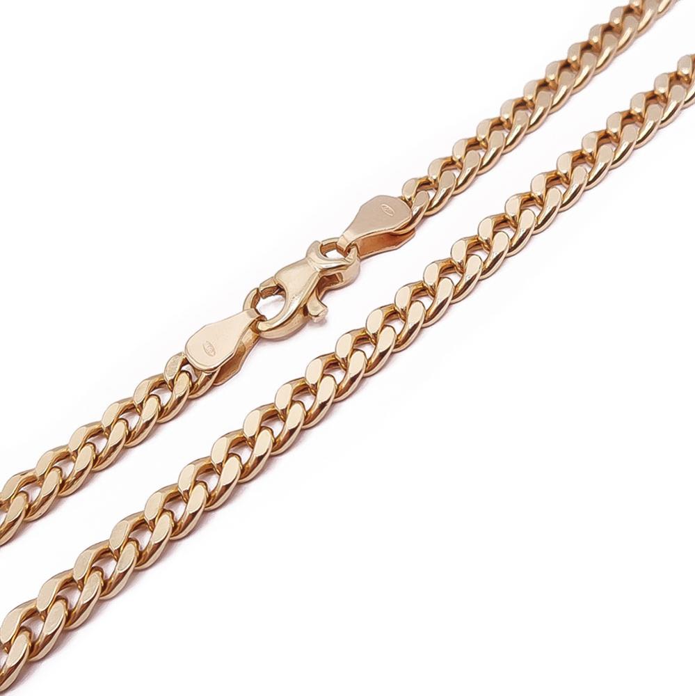 Kultainen panssariketju 0ntto 42cm, 4mm #1