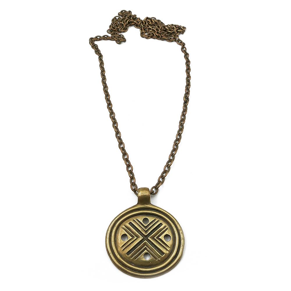 Kalevala Koru Avainkokka kaulakoru, ketju 65cm, pronssi #0