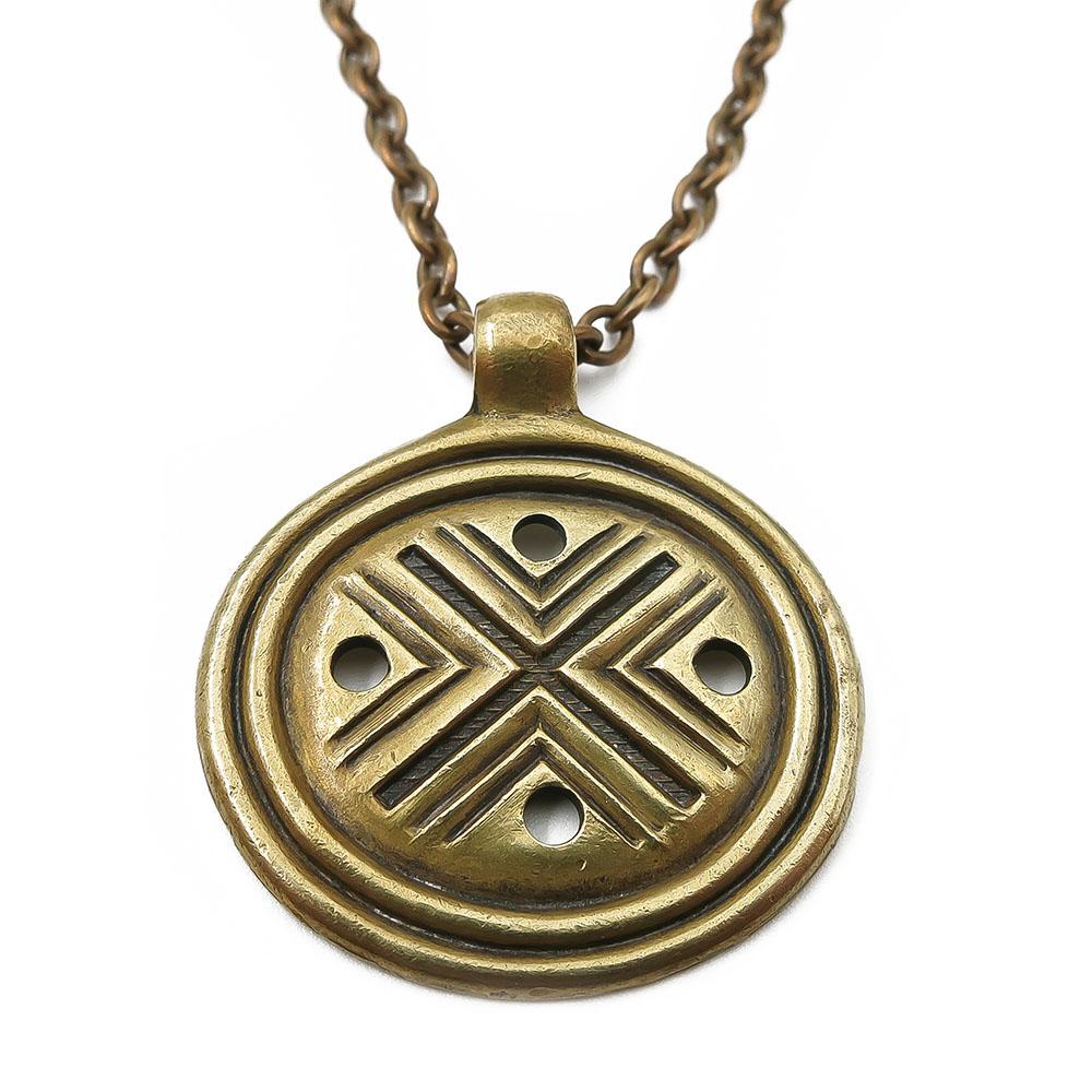 Kalevala Koru Avainkokka kaulakoru, ketju 65cm, pronssi #1