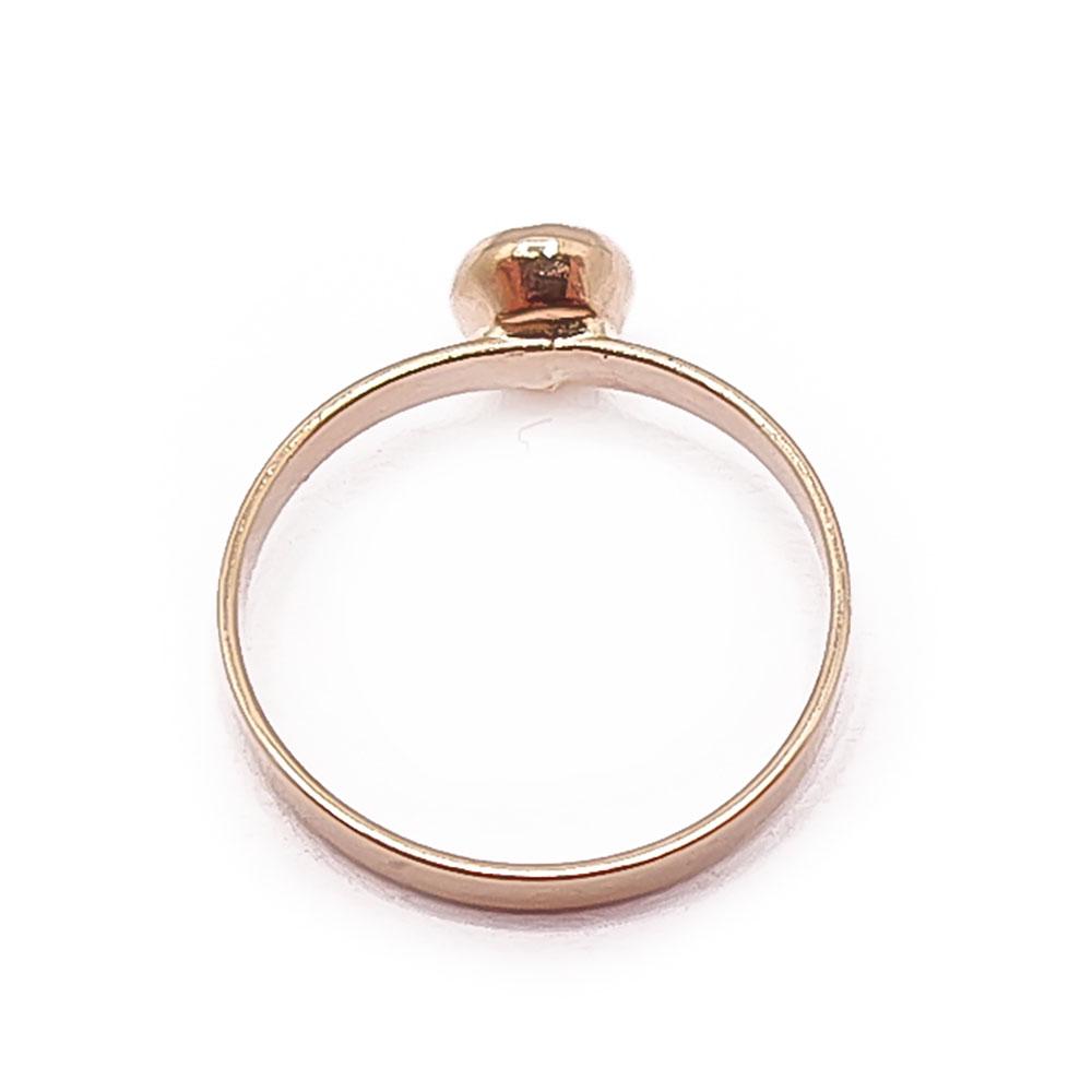 Kultainen kastesormus kirkas kivi #2