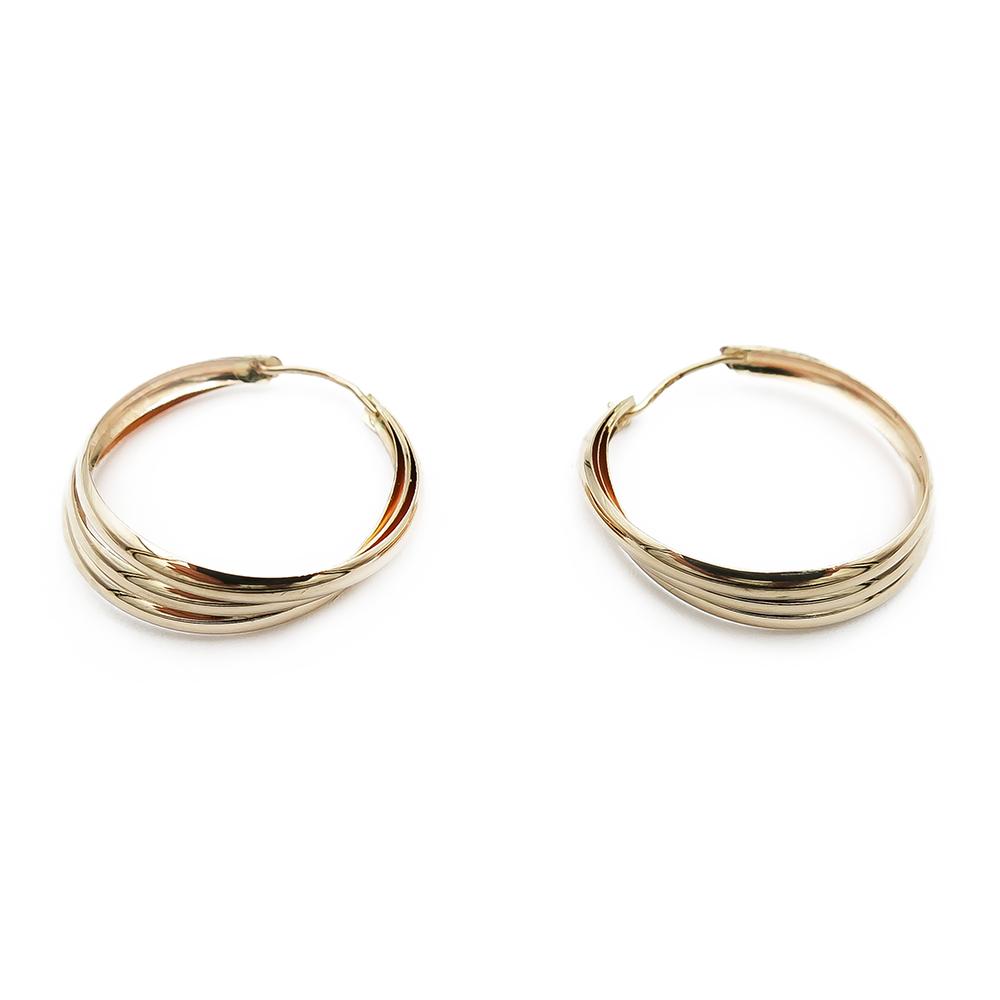 Kultaiset triplarenkaat halk.20mm #0