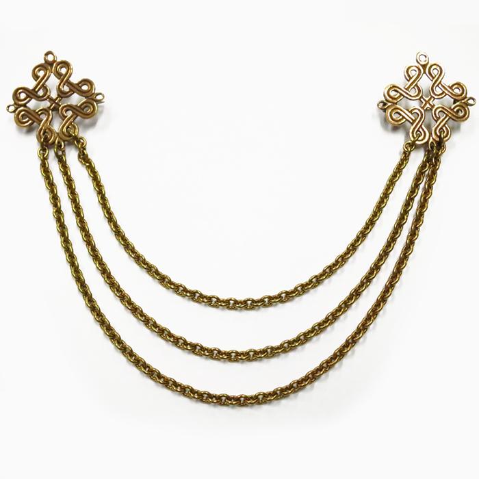 Karjalainen nauhapunos kauluskoru Kalevala #0