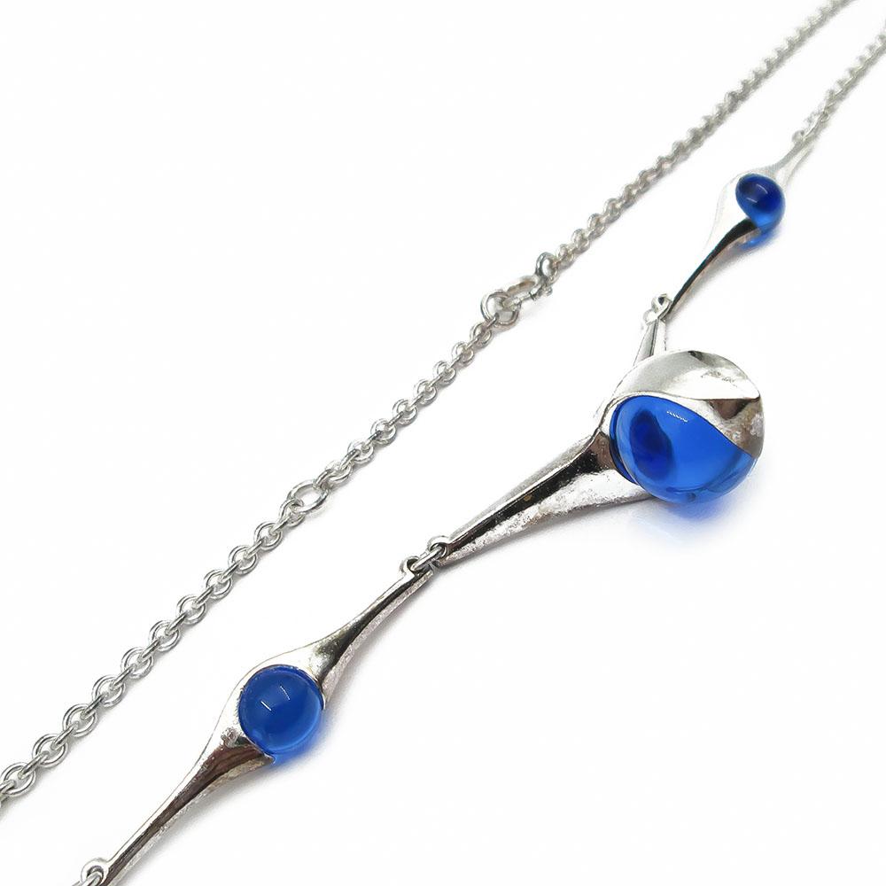 Kalevala Koru Meri kaulakääty 42/45cm sin. kvartsi ja hopea #2