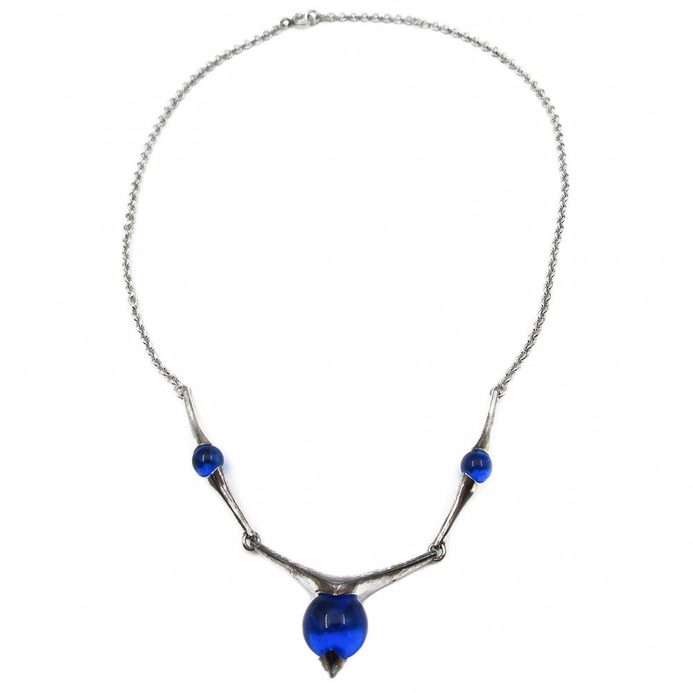 Kalevala Koru Meri kaulakääty 42/45cm sin. kvartsi ja hopea #3