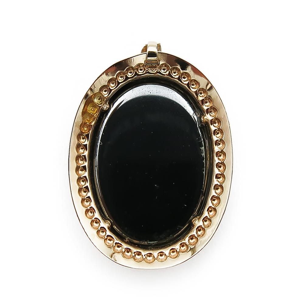 Kultainen riipus, hematiitti #1