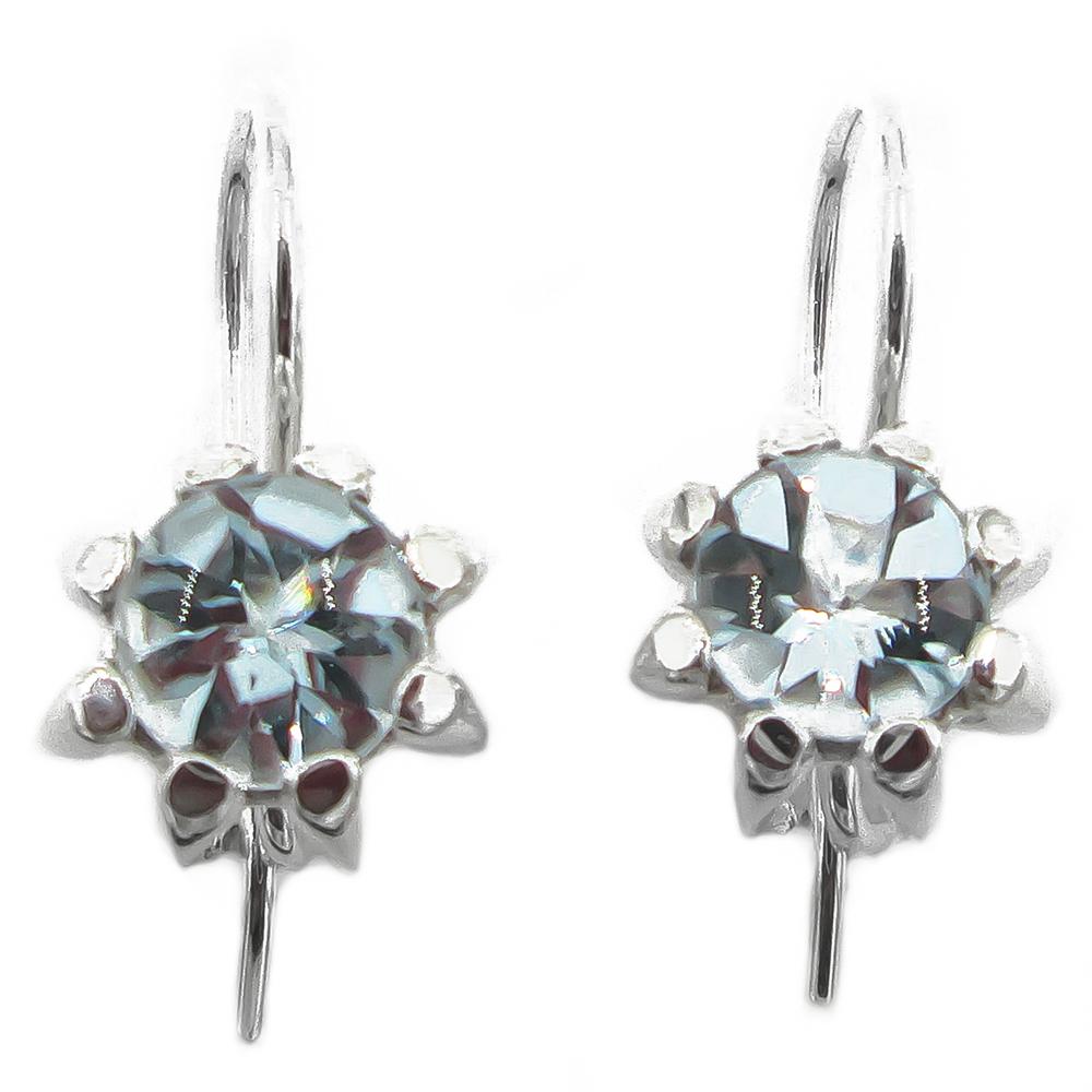 Kalevala koru Naisen ääni korvakorut topaasilla hopea #0