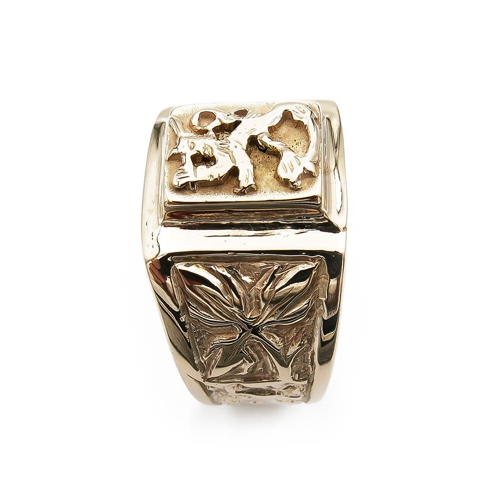 Kultainen sormus, Suomileijona 21,5mm #2