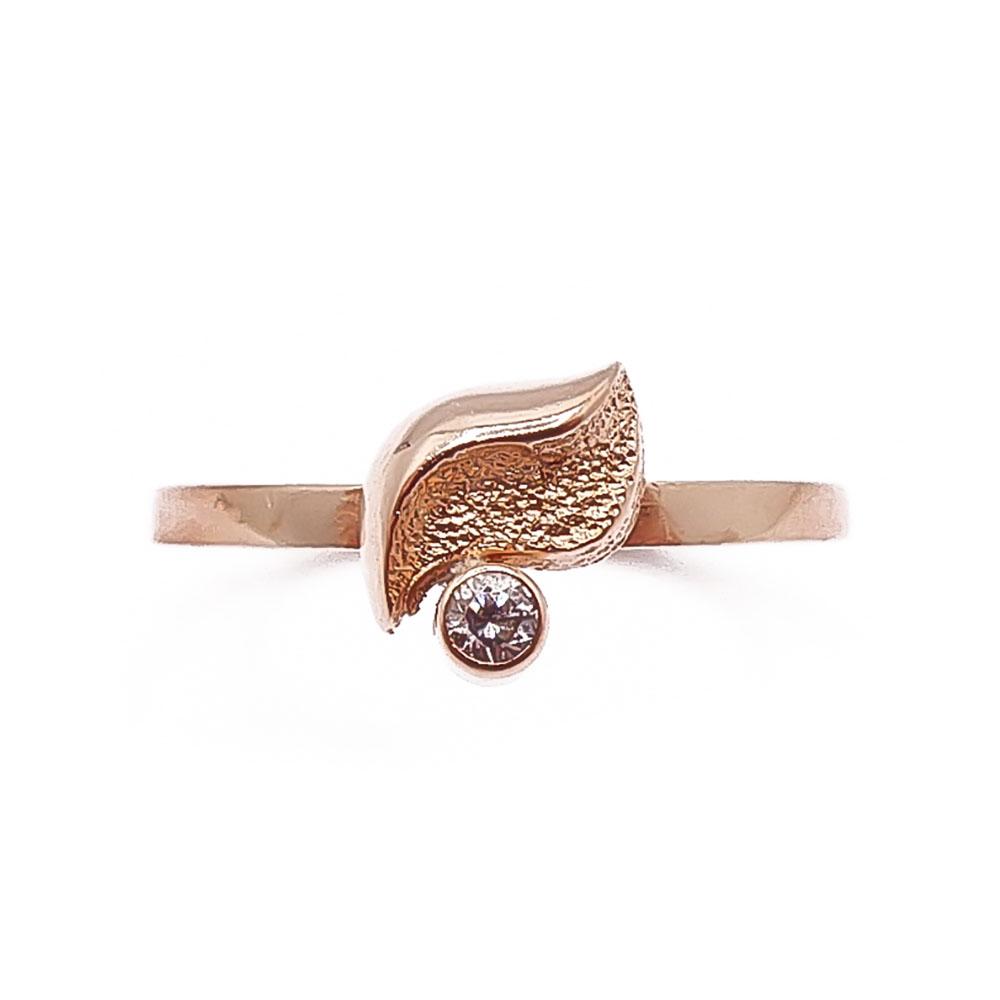 Kultainen sormus zirk. 18mm v.-84 #1