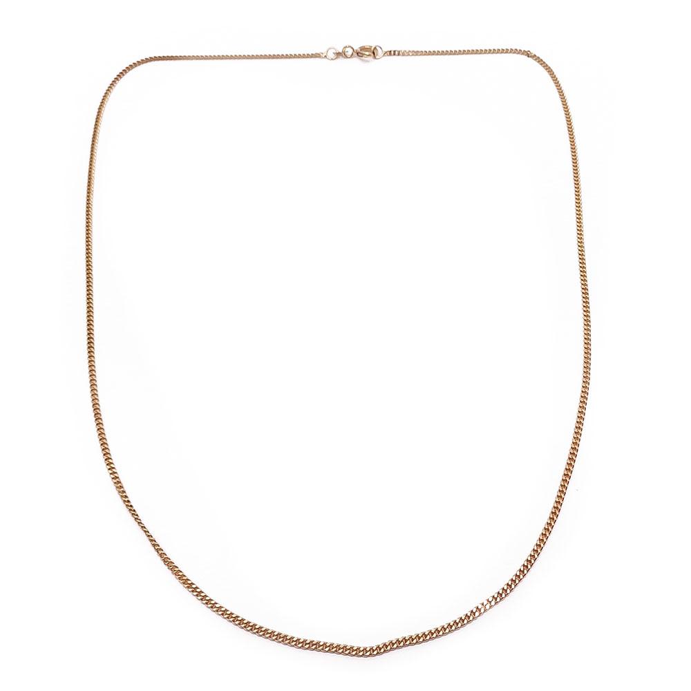 Kultainen panssariketju 50.5cm umpi #0