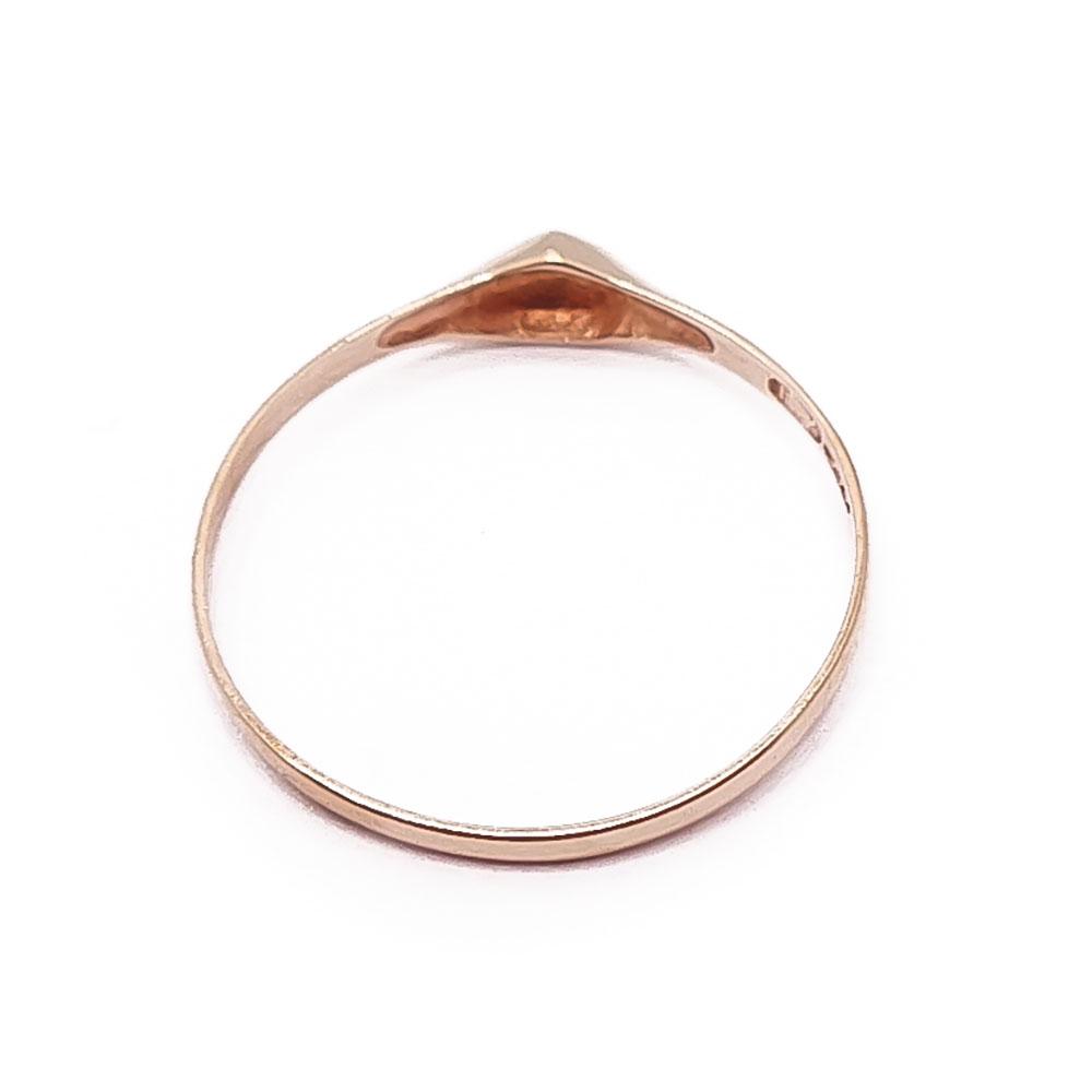 Kultainen sydänsormus 16,5mm #2