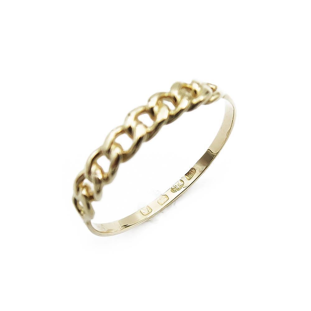 Kultainen sormus 15,5mm, punos #0