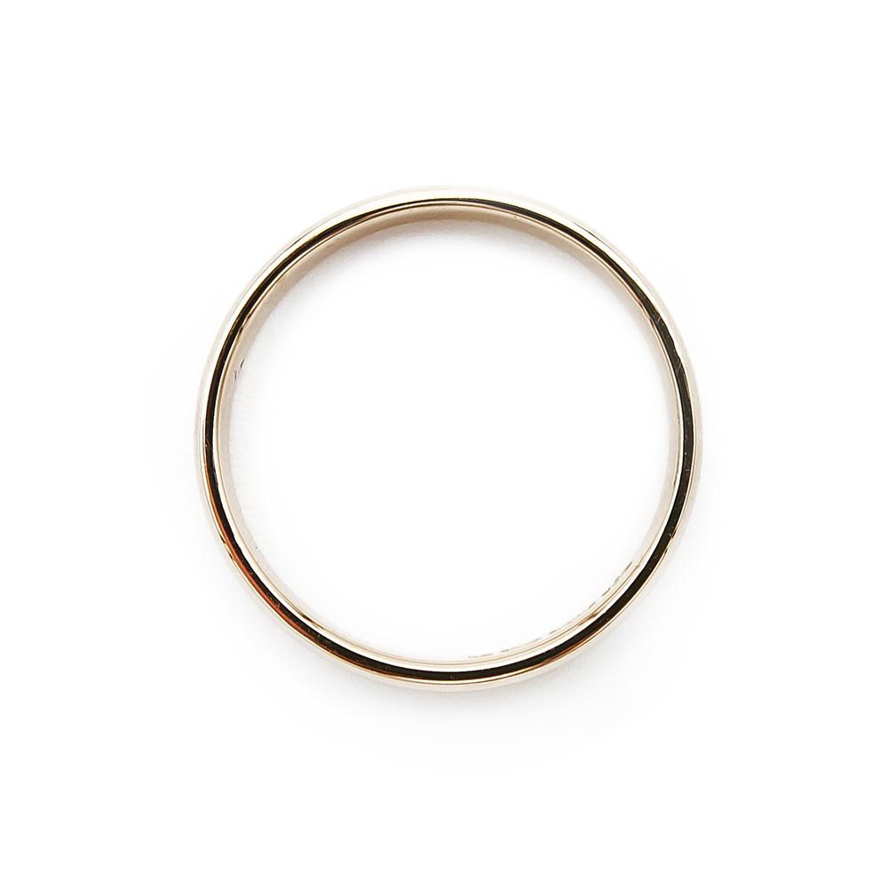 Kultainen sormus 2.4mm 17,25mm, puolipyöreä #1