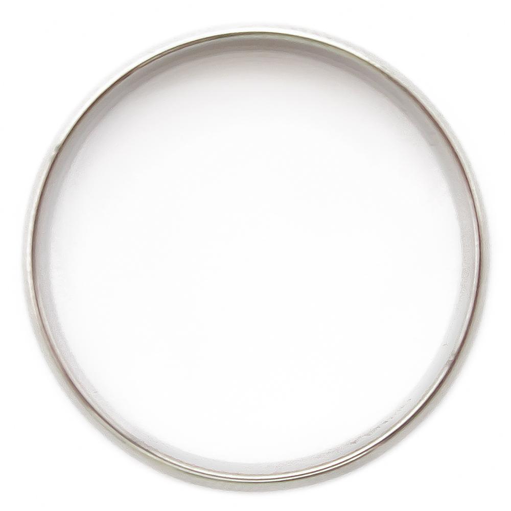 Valkokultainen 3,5mm Kihlasormus 19mm #2