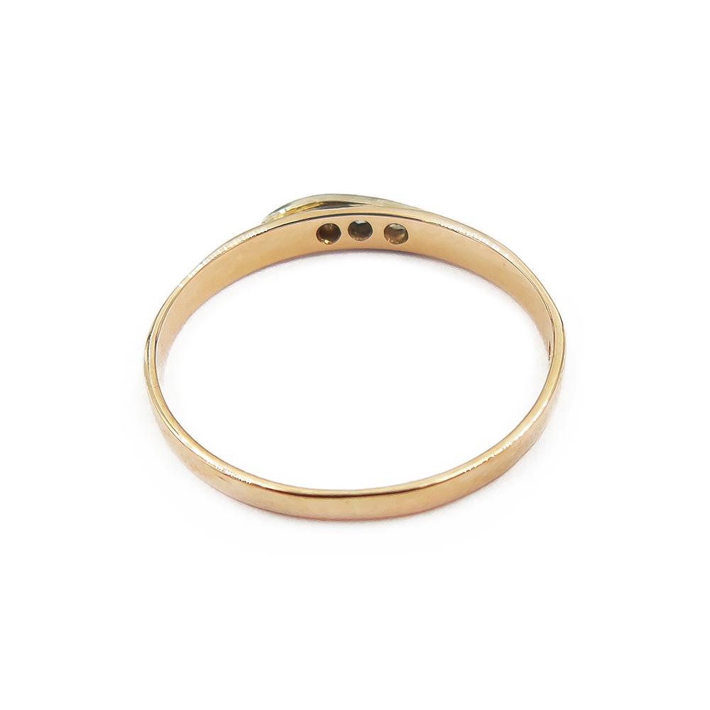 Kultainen timanttisormus,17,75mm, Tim.0,006ct #3