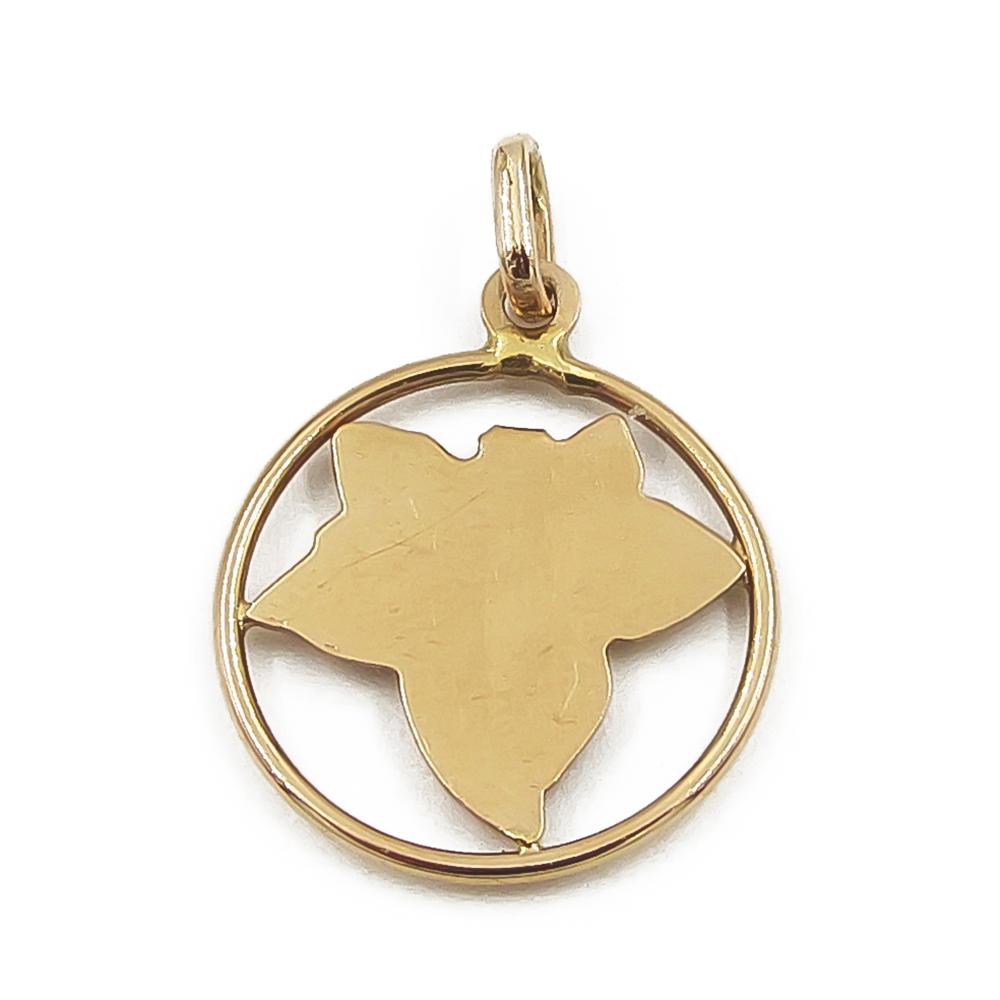 Kultainen Lehti riipus #1