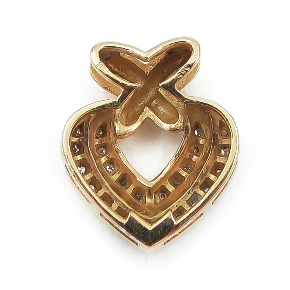 Kultasydän timanttiriipus Osuuskunta Timanttiset #1