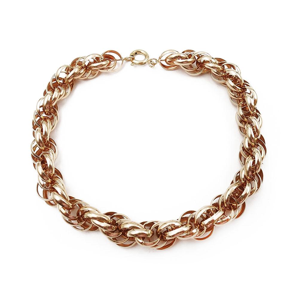 Kultainen kierrerannekoru 20,5cm #0