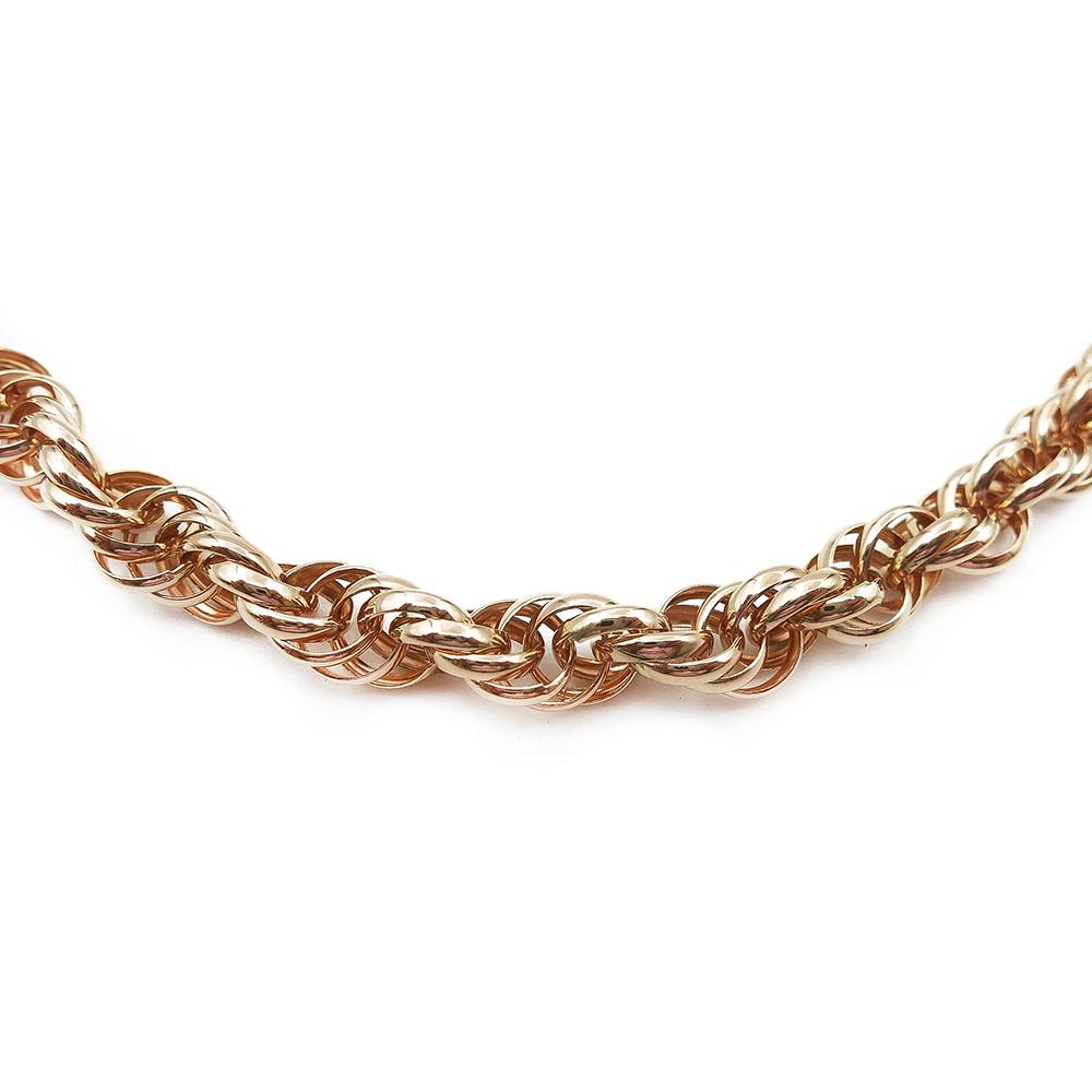 Kultainen kierrerannekoru 20,5cm #2