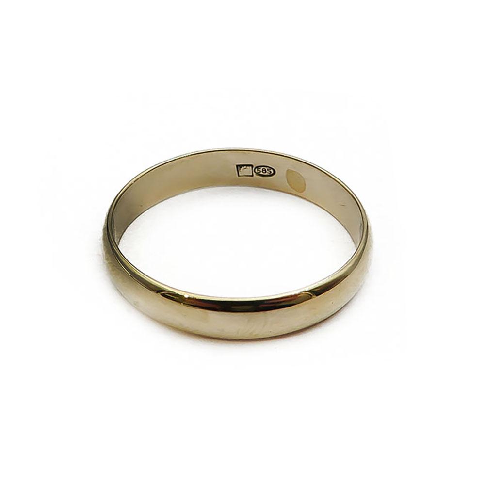 kultainen kilhasormus 21,25mm #2