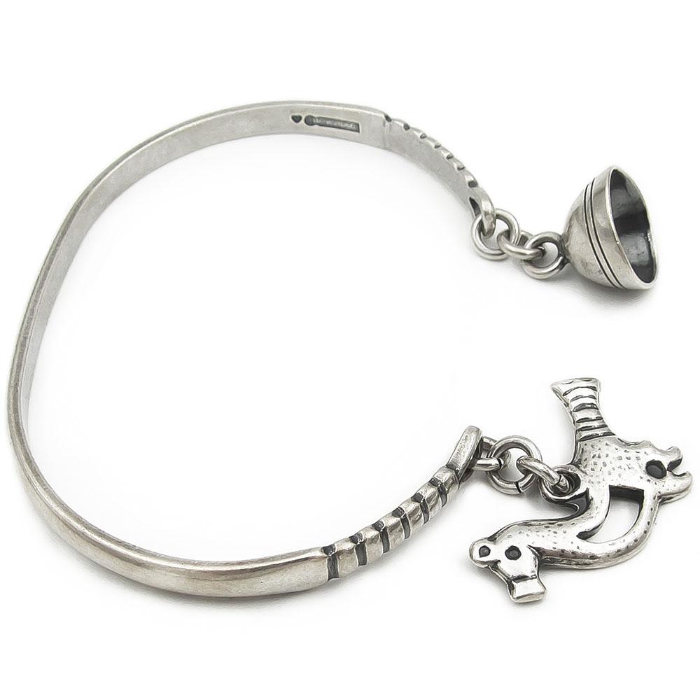 Kalevala koru Lintunen-rannekoru hopea 49x60mm 2011 #2