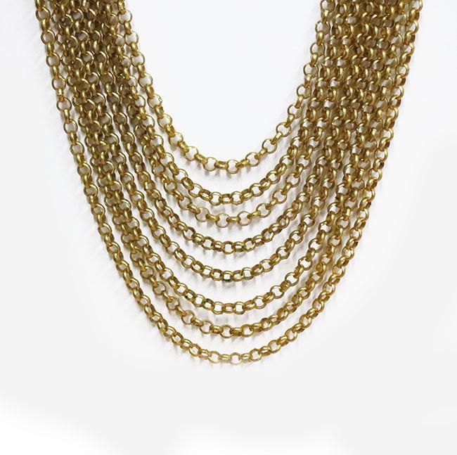 Kalevala koru paratiisi kaulakoru 50cm pronssi #3