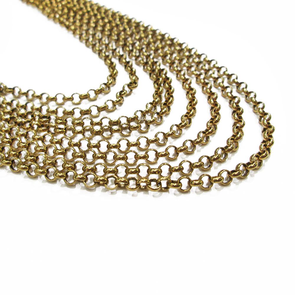 Kalevala koru paratiisi kaulakoru 50cm pronssi #2