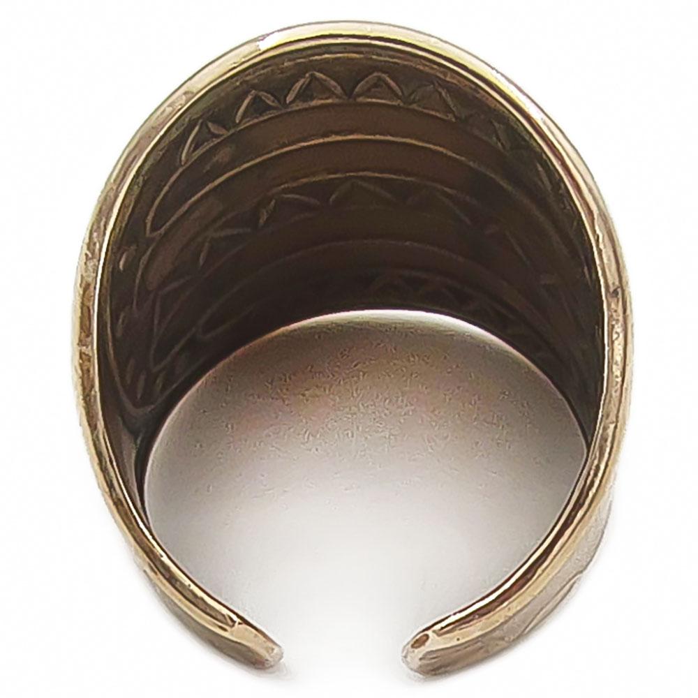 Kalevala koru Perniön sormus 17.5 avoin pronssi #1