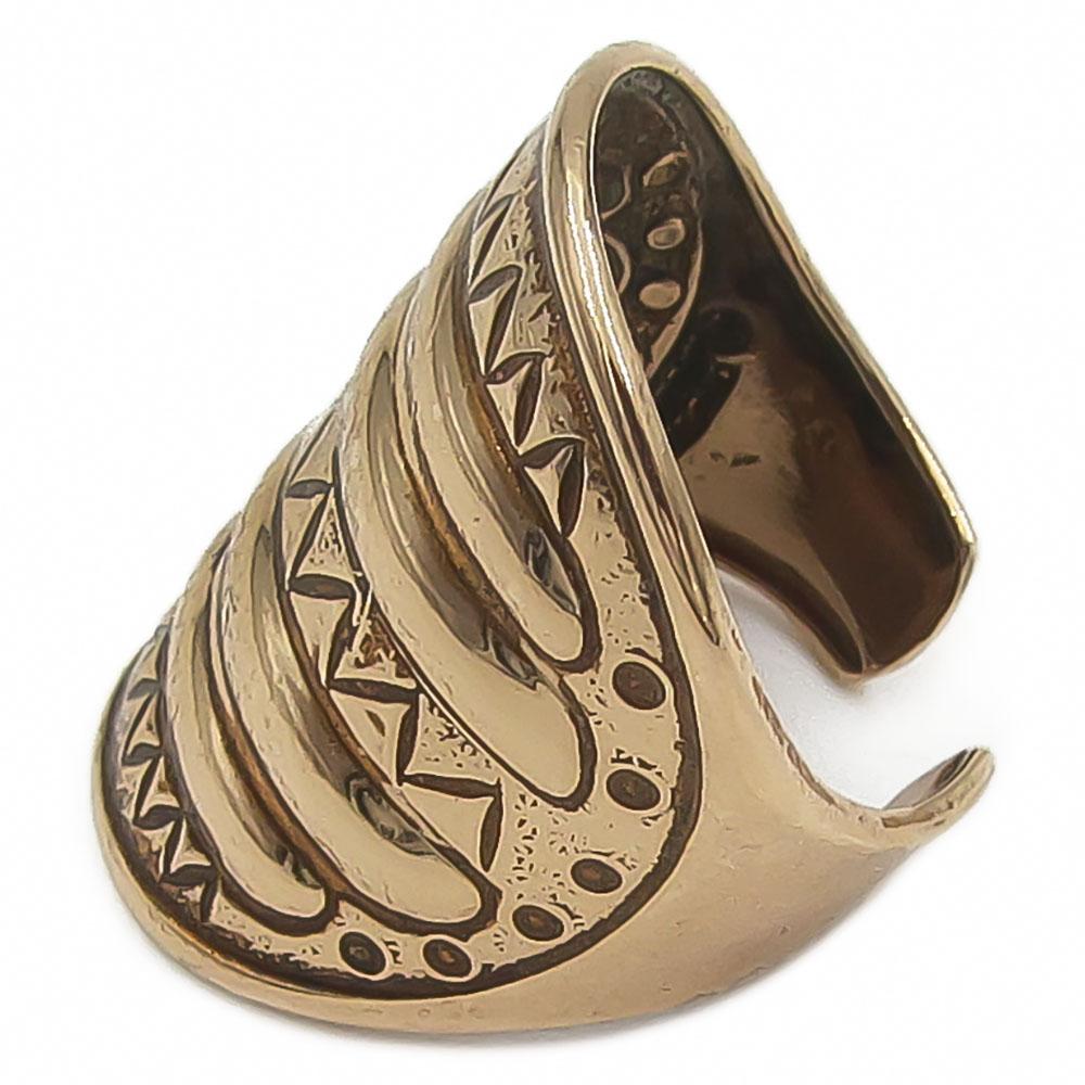 Kalevala koru Perniön sormus 17.5 avoin pronssi #2