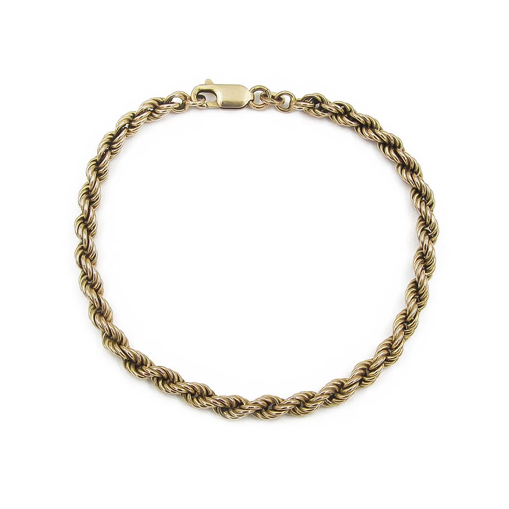 Kultainen Cordell rannekoru 18.5cm lev.3mm7 #1