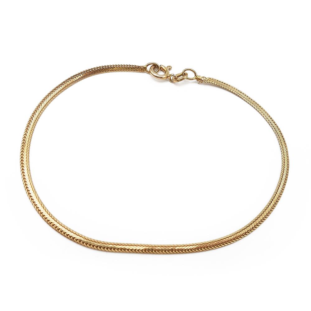 Litistetty ranneketju 18,5cm #0