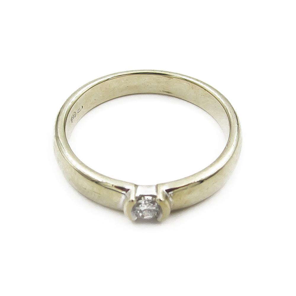 Timanttisormus 0.10ct halk.18mm #3