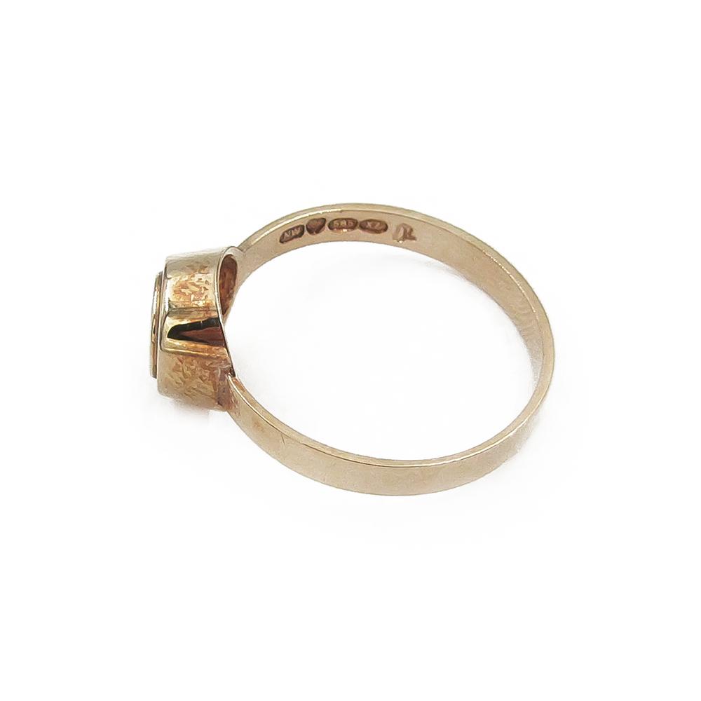 Kultasormus halk.20mm v.1975 Kultakeskus Oy #1