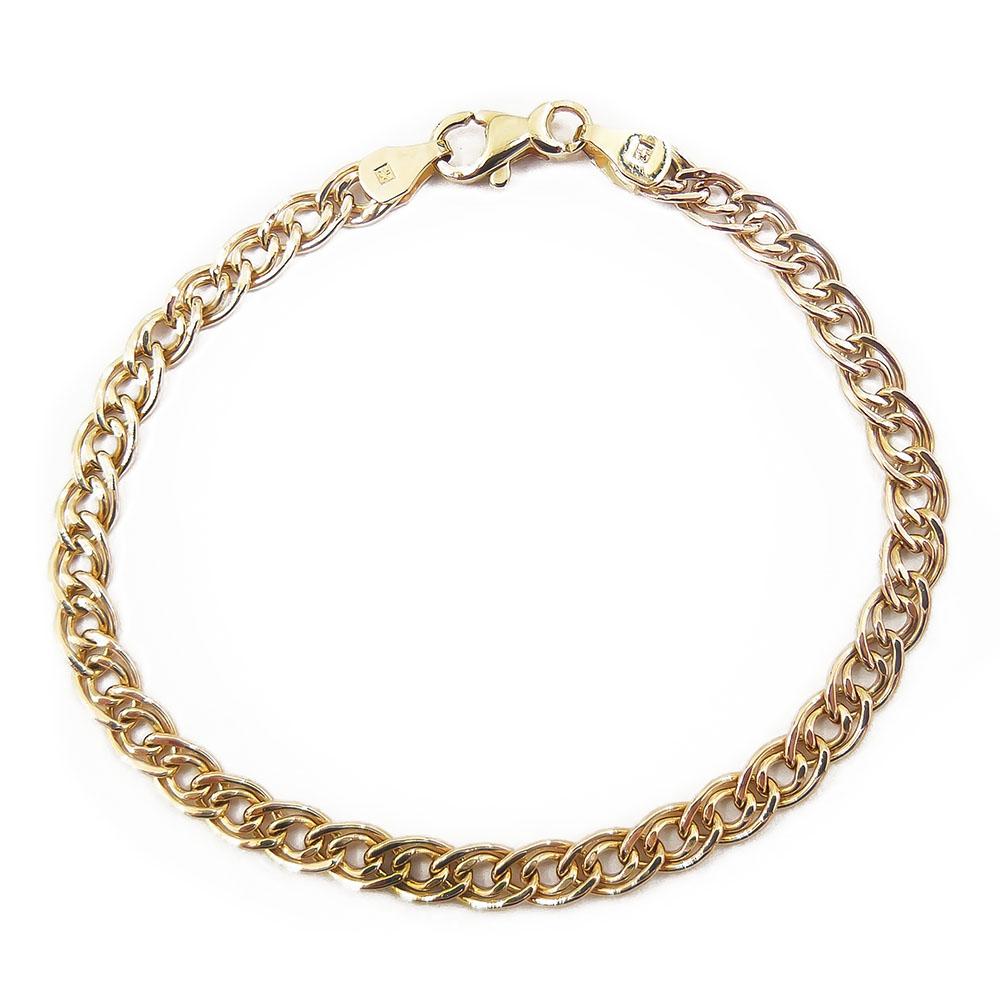 Kultainen ranneketju,18 cm #0