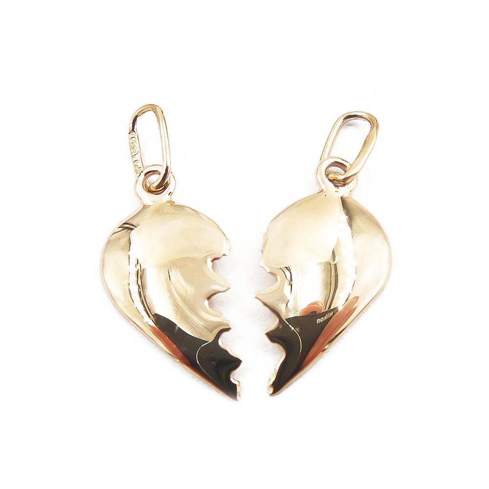 Kultainen riipus, TwinPeaks, sydämen puolikkaat #0