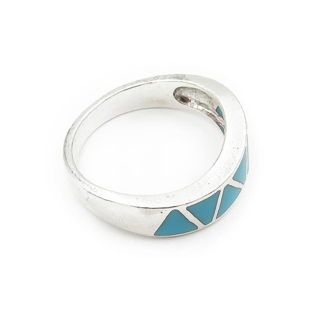 Emali kuvioitu sormus halk.18.5mm #1