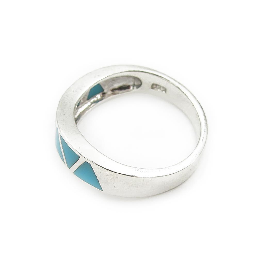 Emali kuvioitu sormus halk.18.5mm #4