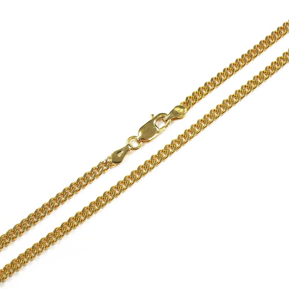 Kultainen panssariketju 50cm lev.3mm #0