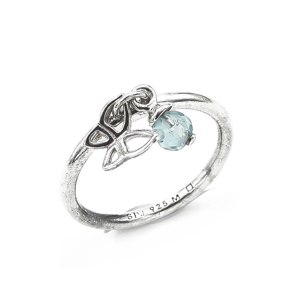 Spinning perhonen sormus halk.17.5mm #0