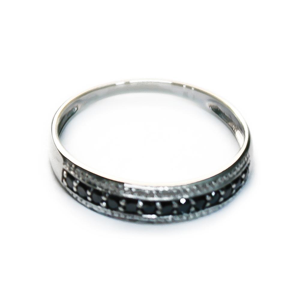 VK sormus mustilla timanteilla 13 x0,02 ct  k.20,5 #1