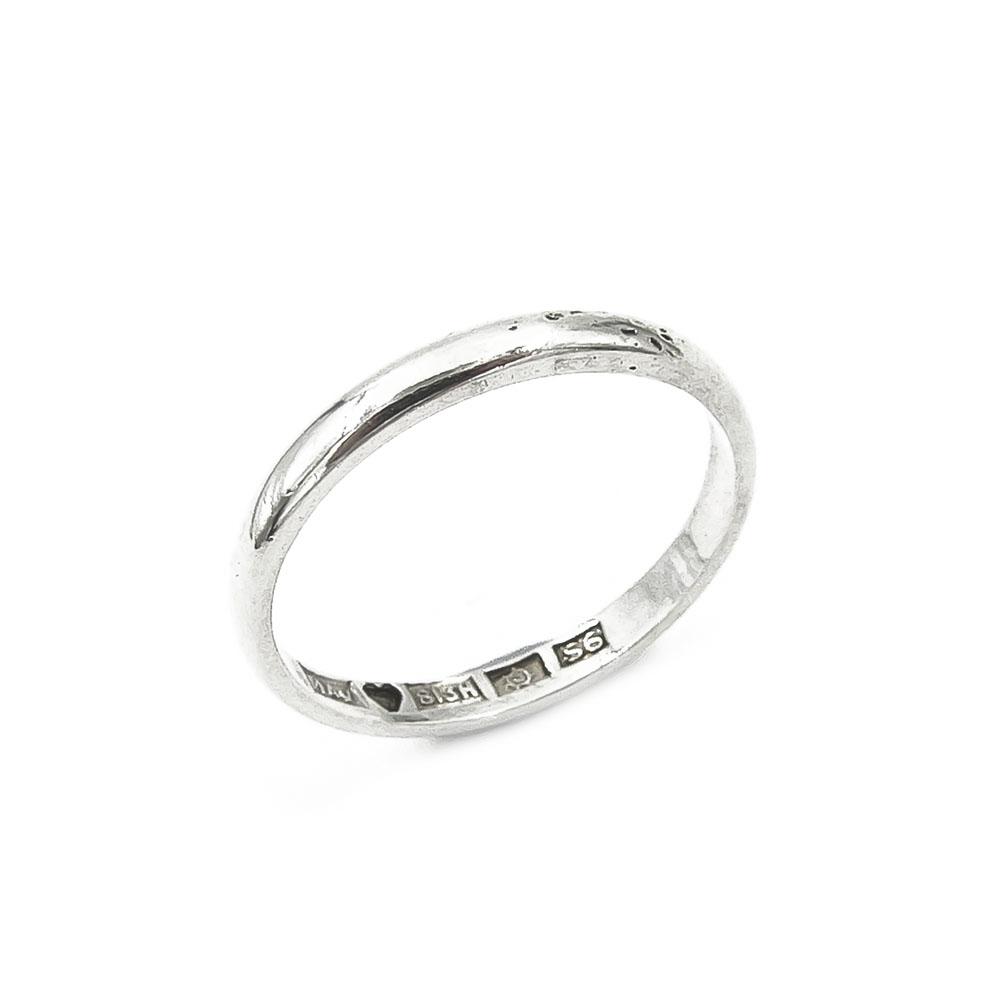 Sileä sormus halk.17mm lev.2mm v.1947 #0